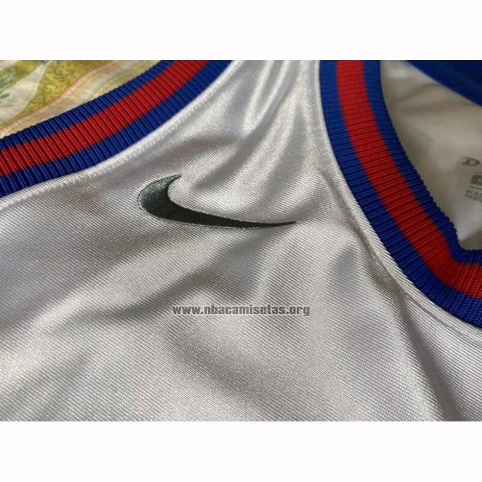 Camiseta Tune Squad Lebron James NO 23 Blanco